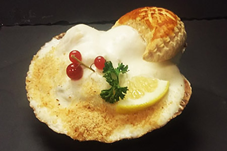 Coquille St Jacques à la normande - plat cuisiné