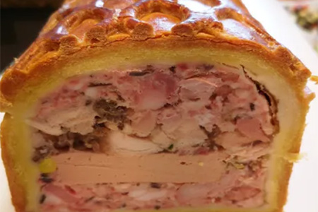 Paté en Croute Pintade Morilles - entrée froide