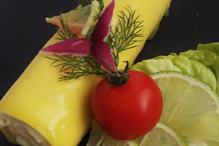 cannellonis aux deux saumons - entrée froide