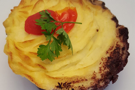 parmentier de boudin noir - plat cuisiné