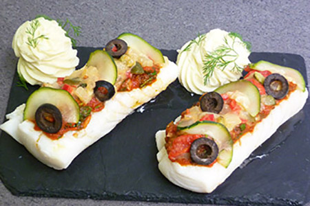 plat de poisson cuisiné selon arrivage - plat cuisiné