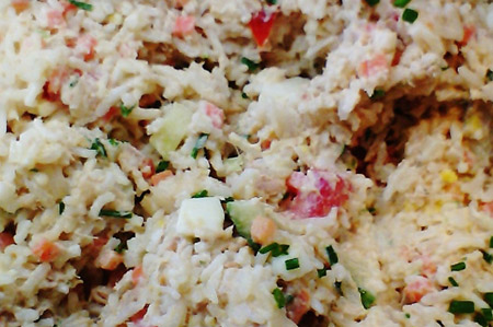 salade de riz au thon - salade créative