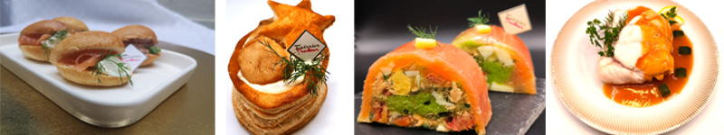 Cartes fêtes 2024 repas menu traiteur noël